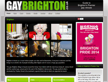 Tablet Screenshot of gaybrighton.co.uk